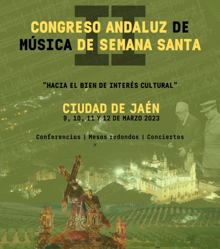 Haga click para ampliar imagen: Cartel II Congreso Andaluz de Música de Semana Santa