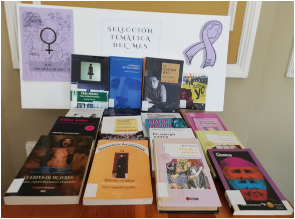 Biblioteca marzo Da Internacional de la Mujer