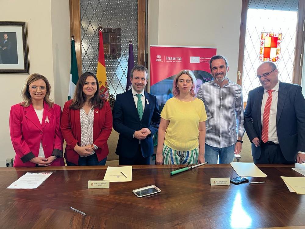 El Ayuntamiento de Jaén e Inserta Empleo firman un convenio para fomentar el empleo de las personas con discapacidad y mejorar su situación en el mercado laboral 