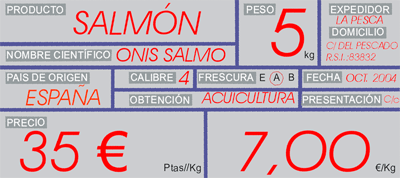 Etiquetado del pescado