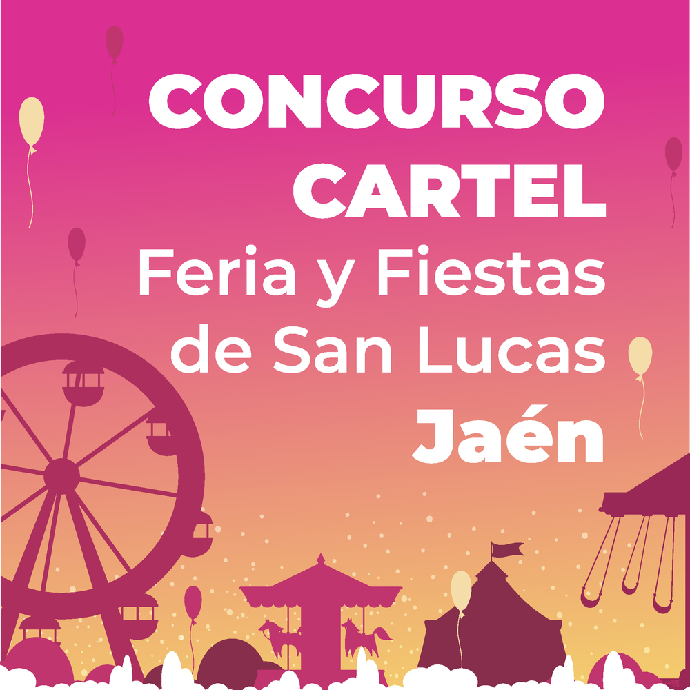 Haga click para ampliar imagen: Banner color rosa concurso cartel feria de San Lucas