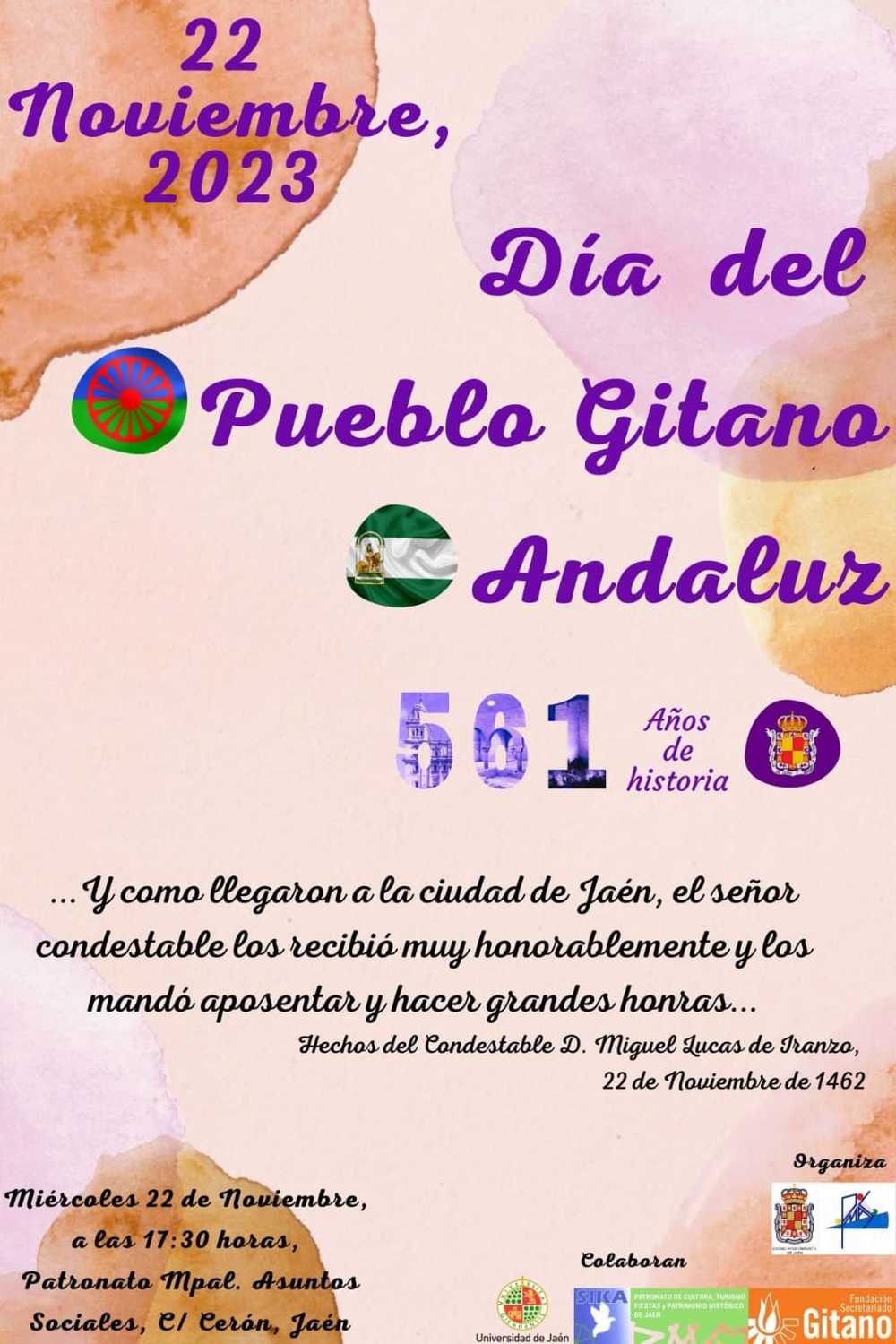 20231121 CARTEL CELEBRACIN DA DEL PUEBLO GITANO ANDALUZ