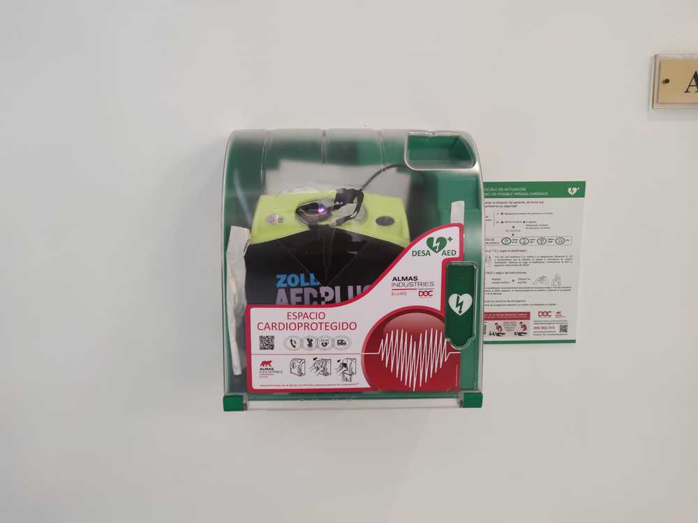 Desfibrilador del servicio de recaudacin