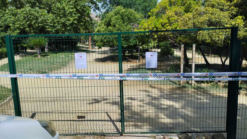 Cierre parque canino