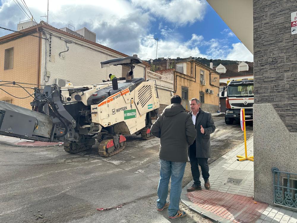 Foto arreglo calles en Santa Isabel
