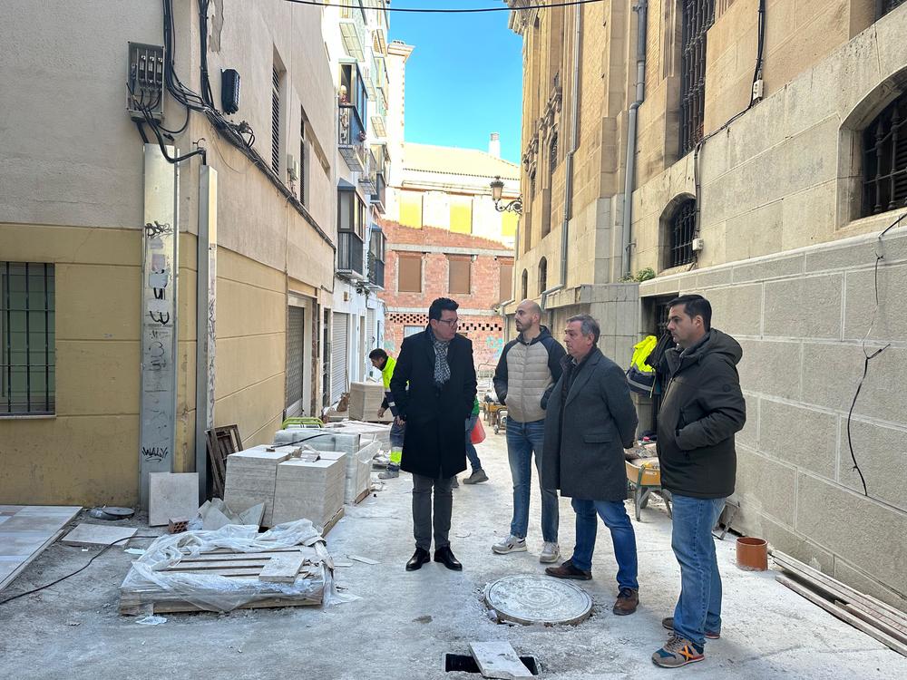 Obras callejn de las flores