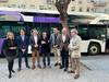 Haga click para ampliar imagen: Foto presentacin nuevos autobuses elctricos 1
