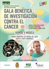 Haga click para ampliar imagen: Pster Gala benfica de investigacin contra el cncer, con la Banda Municipal de Msica Jan