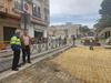 Haga click para ampliar imagen: Foto reparacin avera calle Ejido de la Alcantarilla