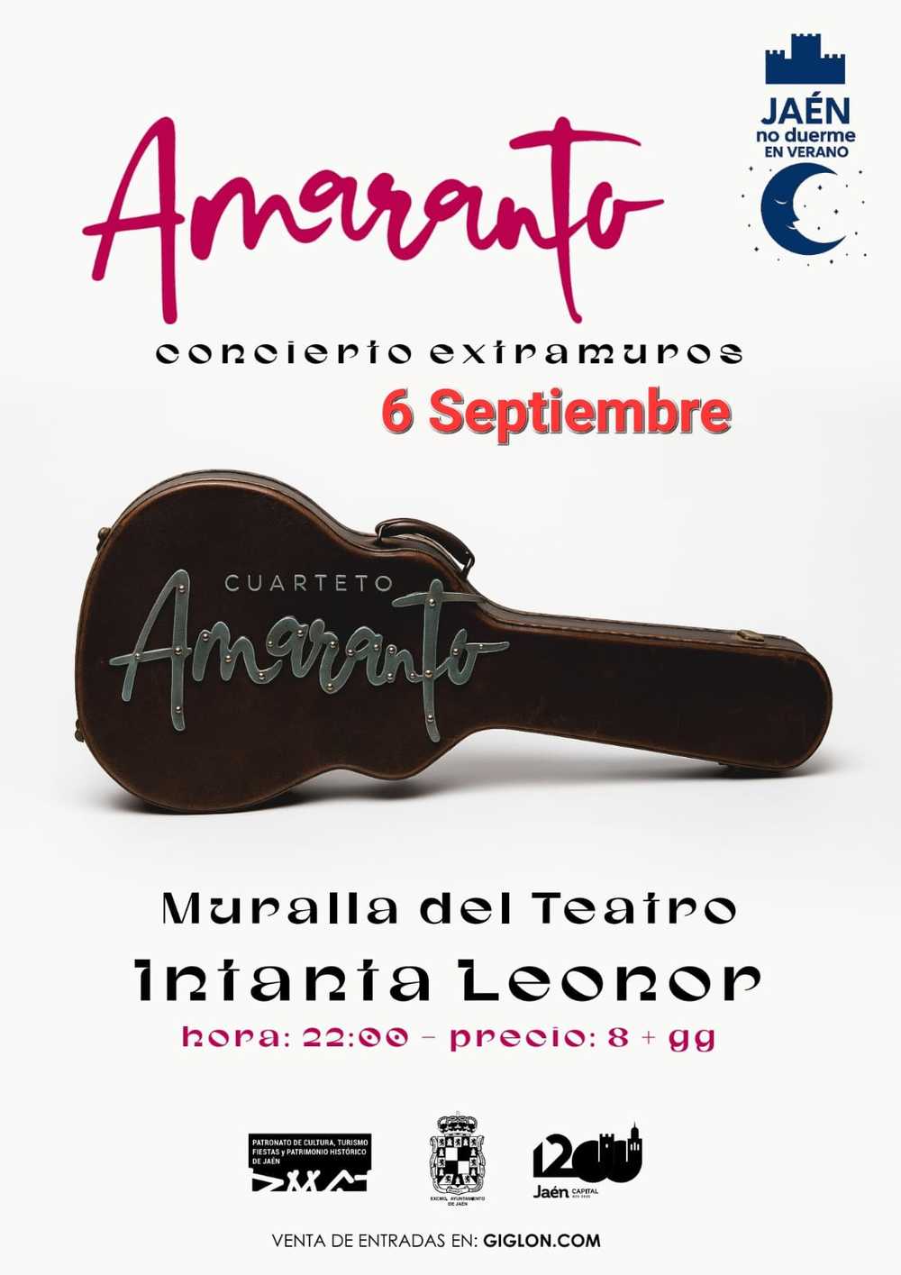 Cuarteto Amaranto. Concierto Extramuros 2025
