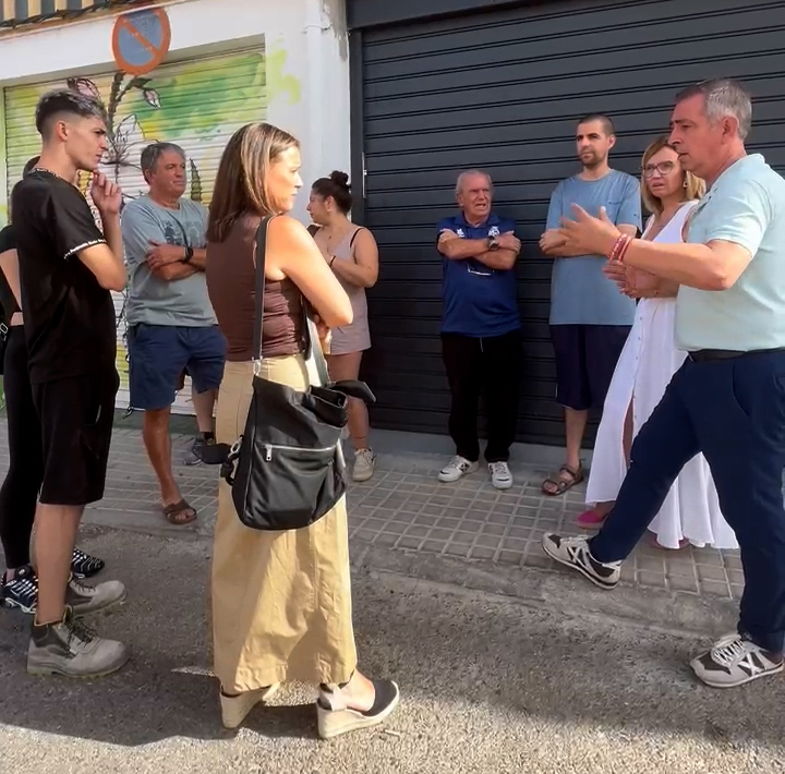 Visita barrio El Almendral agosto 25