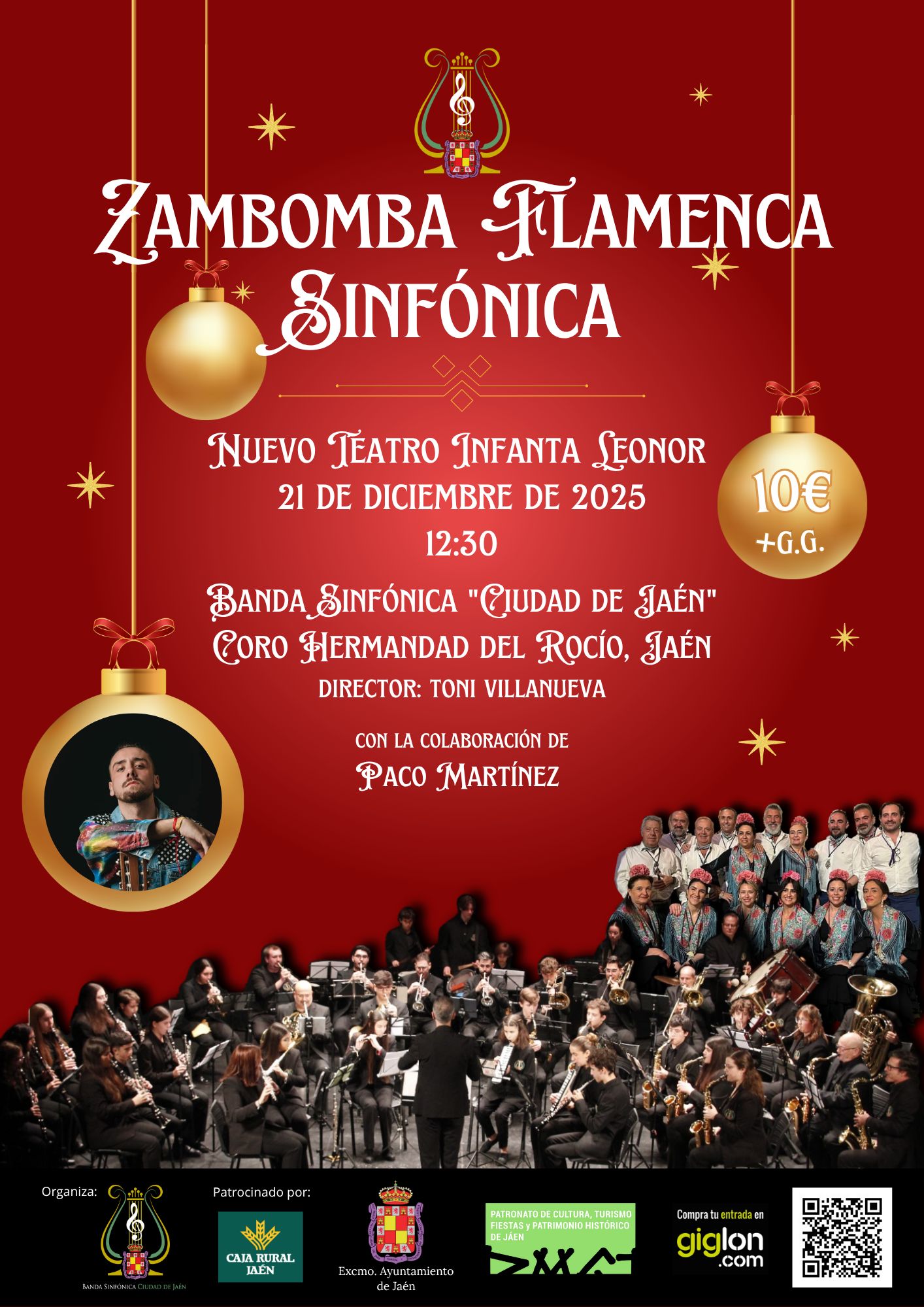 Haga click para ampliar imagen: Zambomba flamenca sinf�nica