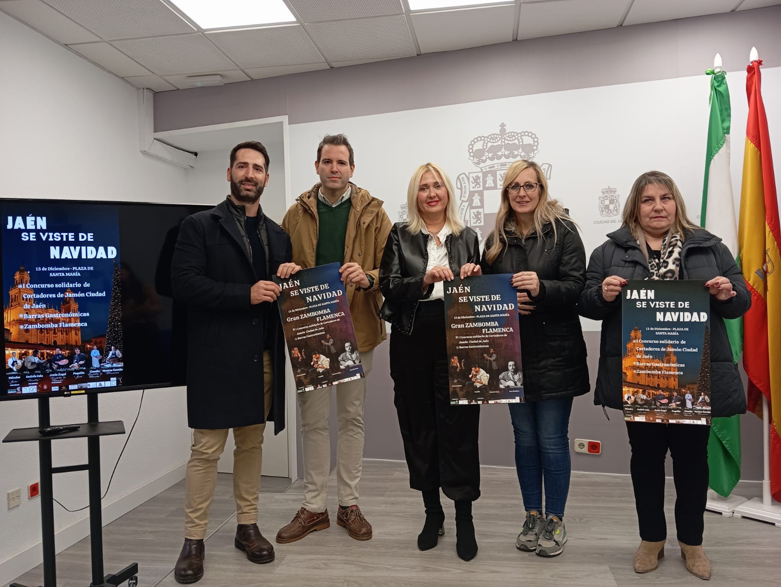 Foto Ja�n se viste de Navidad