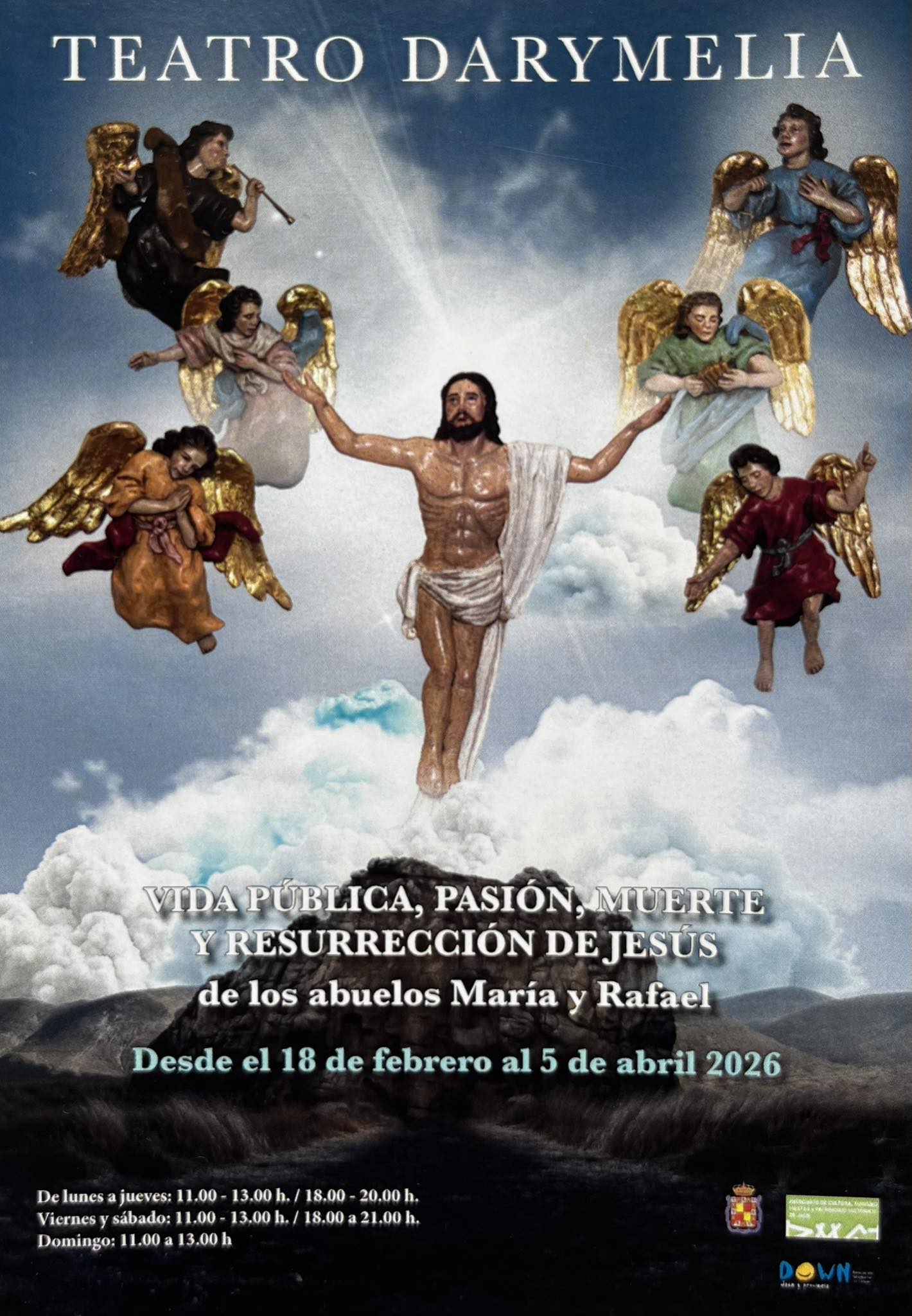 Haga click para ampliar imagen: Vida p�blica, Pasi�n, Muerte y Resurrecci�n de Jes�s, de los abuelos Mar�a y Rafael.