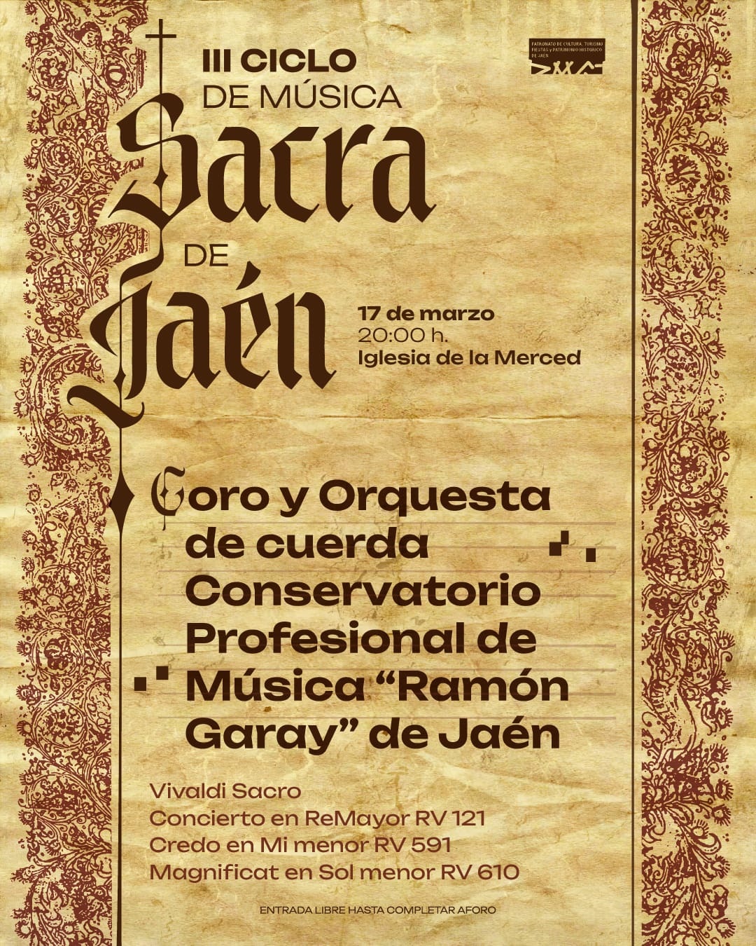 Haga click para ampliar imagen: III Ciclo de M�sica Sacra CPM Ram�n Garay