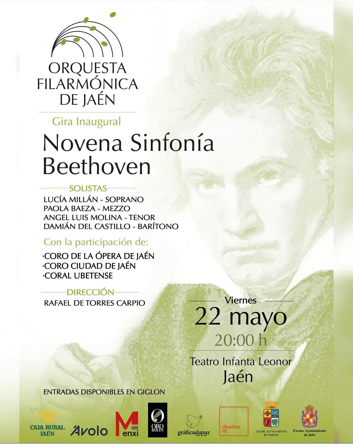 Haga click para ampliar imagen: Orquesta Filarm�nica de Ja�n. Novena Sinfon�a de Beethoven