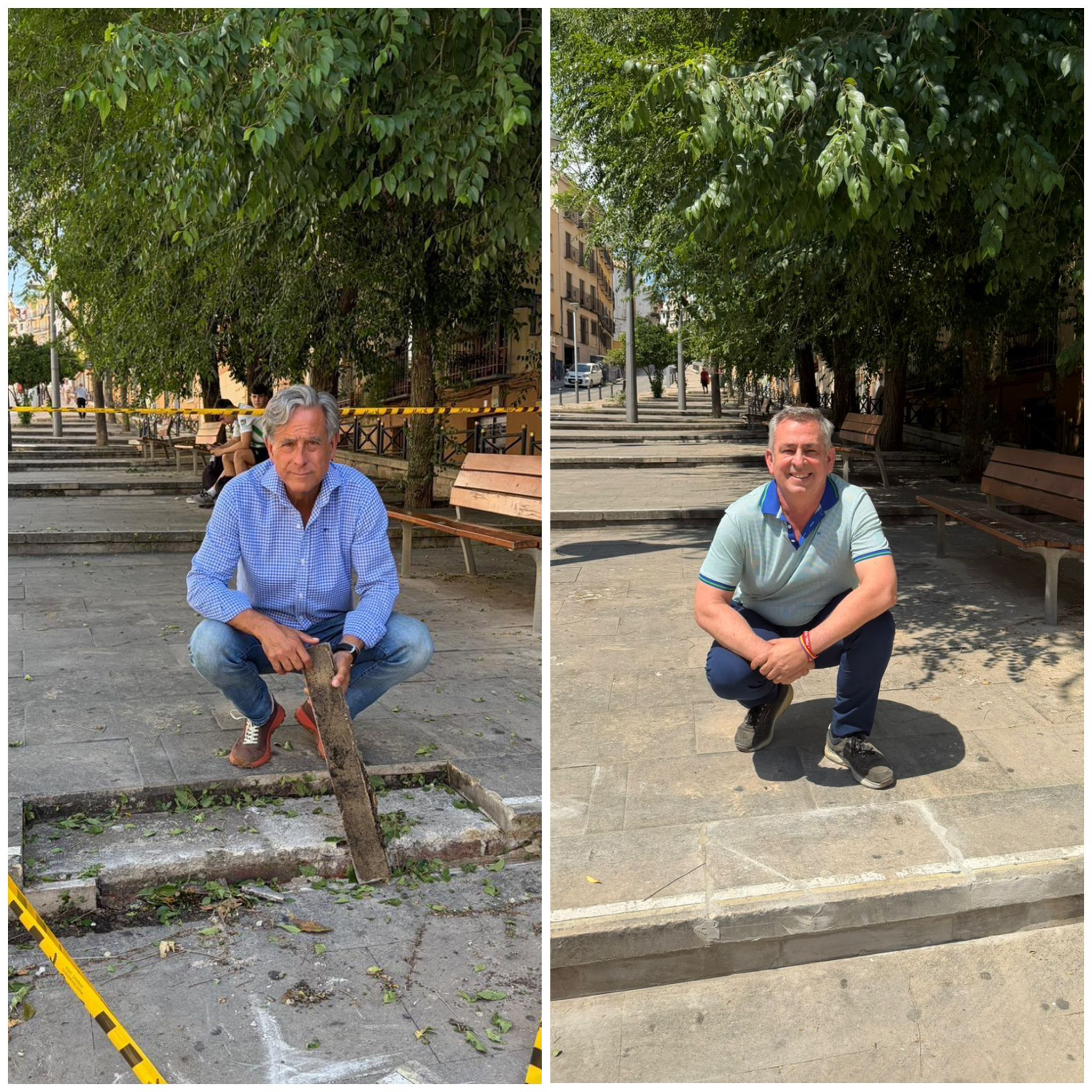 Fotos PP y Gobierno arreglo calles