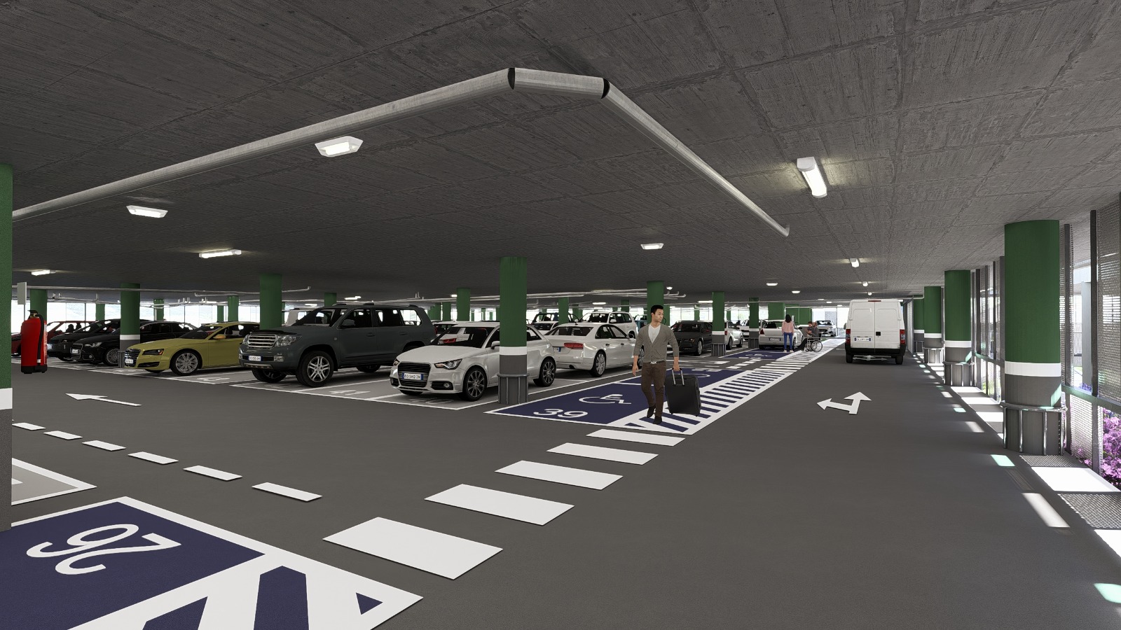 Infograf�a Nuevo Parquing de La Alameda