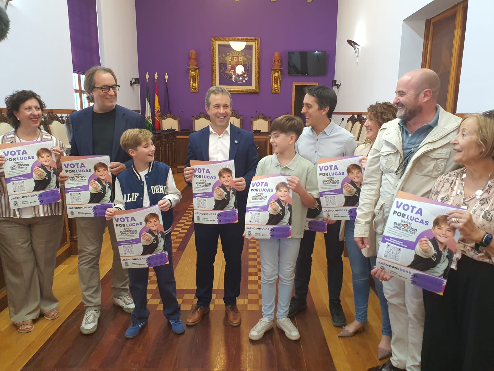 Foto Recepci�n de Lucas Paulano  Euvisi�n Junior 2026 1 2