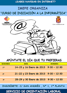 imagen cartel curso informatica