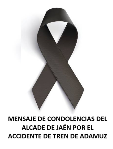 Mensaje condolencia Alcalde por el accidente de tren